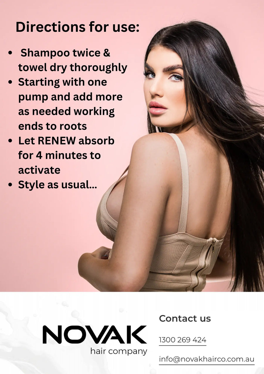 RENEW (WHOLESALE) leave in 4 min keratin molecule mask NOVAKHAIRCO